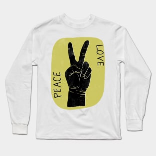 Peace and Love Long Sleeve T-Shirt